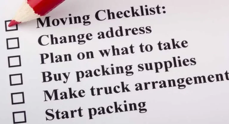 A simple checklist to consider before moving home